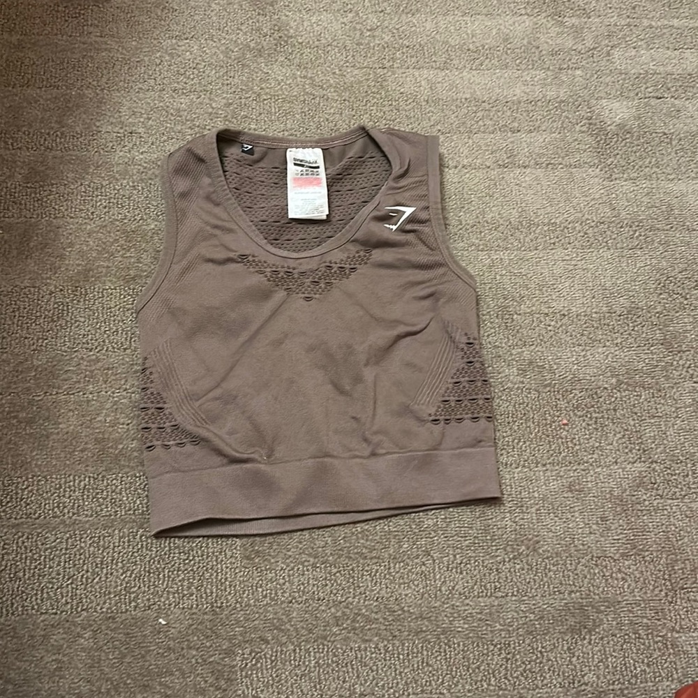 gymshark athletic cropped tank